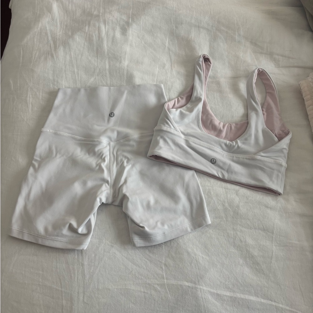 Align 6inch shorts and bra set